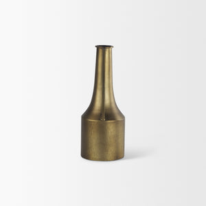 Aubrey Small 14.0H Gold Iron Flower Jug Vase