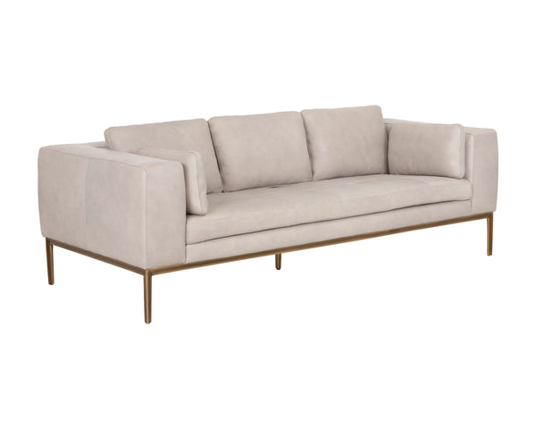 BURR SOFA - BALI BONE LEATHER