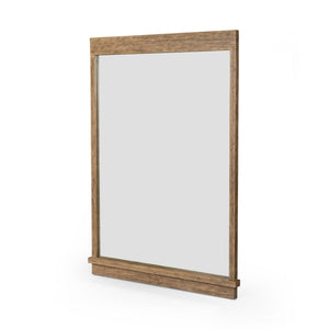 Ledge Floor Mirror - Distressed Light Pine