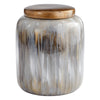 Spirit Drip Vase In Olive Glaze