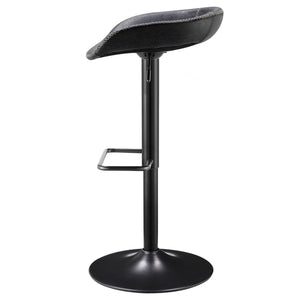Rogue Gaslift Bar Stool In Vintage Black