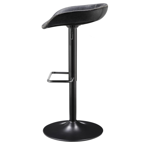 Rogue Gaslift Bar Stool In Vintage Black