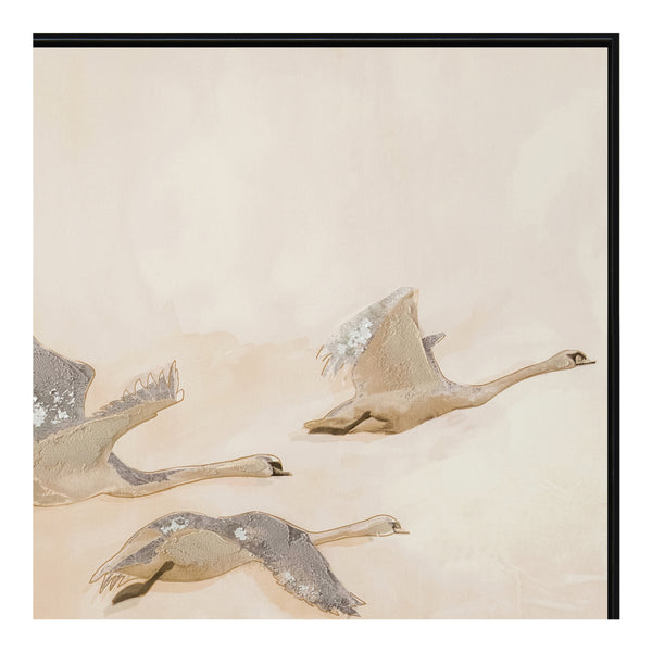 Moe's Unison Framed Painting with Geese Design
