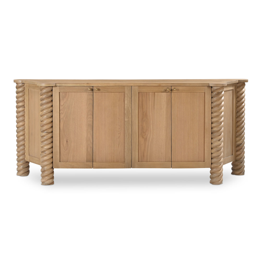 Moe's Treccia Sideboard in Natural Oak