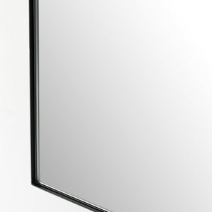 Georgina Small Mirror In Iron Matte Black