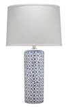 Vivian Ceramic Table Lamp, Blue