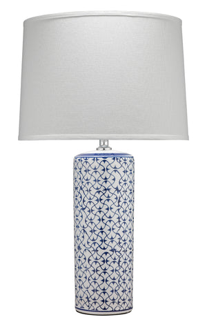 Vivian Ceramic Table Lamp, Blue