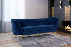 Josefina Sofa In Navy Velvet