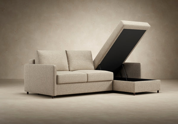 NEAH SOFA BED, SLIM W/LOUNGER, 55"X77"