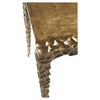 Imprint Side Table | Antique Brass