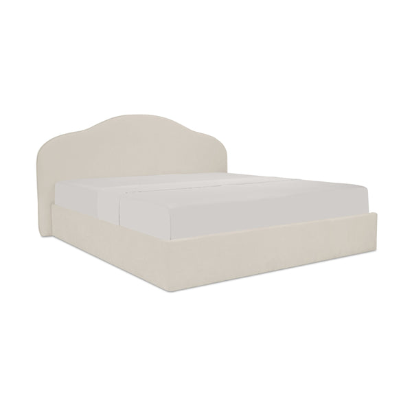 Moe's Maggie Queen Storage Bed in Cream