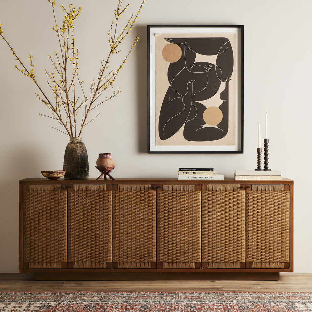 Macklin Sideboard In Light Mahogany Veneer