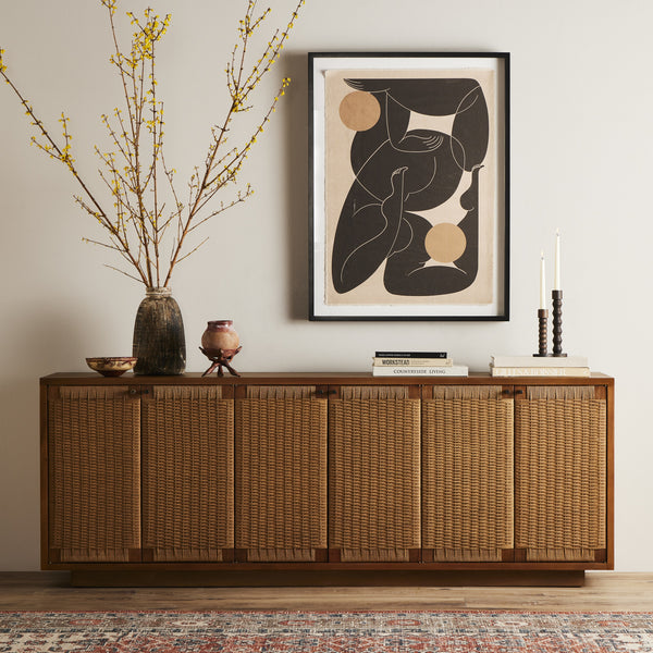 Macklin Sideboard In Light Mahogany Veneer