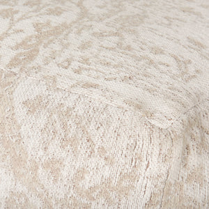 Khloe Small Cream Pouf
