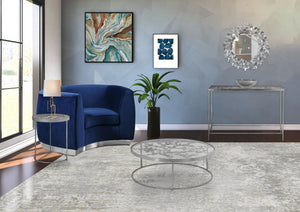 Cristina Coffee Table In Silver