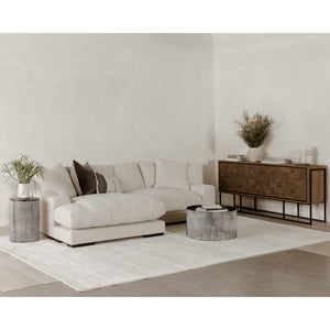 Moe's Plunge Sectional with Flip Chaise in Brown