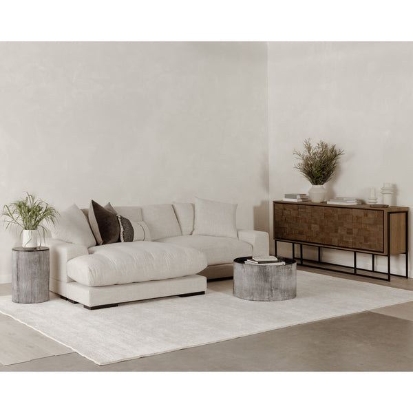Moe's Plunge Sectional with Flip Chaise in Brown