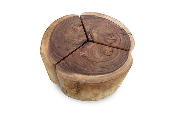 Clover Coffee Table, Chamcha Wood