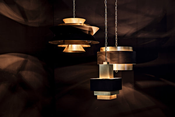 Arion Pendant, Steel with Brass Finish
