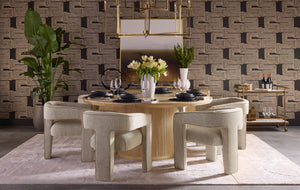 KRASNER DINING ARMCHAIR - RHAPSODY SAND