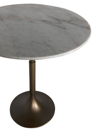 Jman Bar Table, Aged Brass