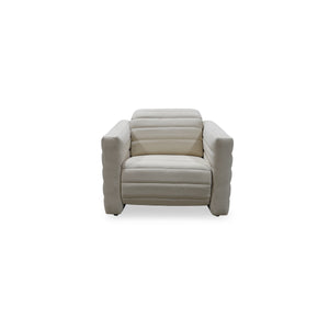 Juno Power Recliner Chair in Off White