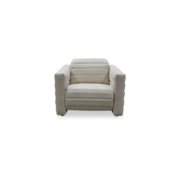 Juno Power Recliner Chair in Off White