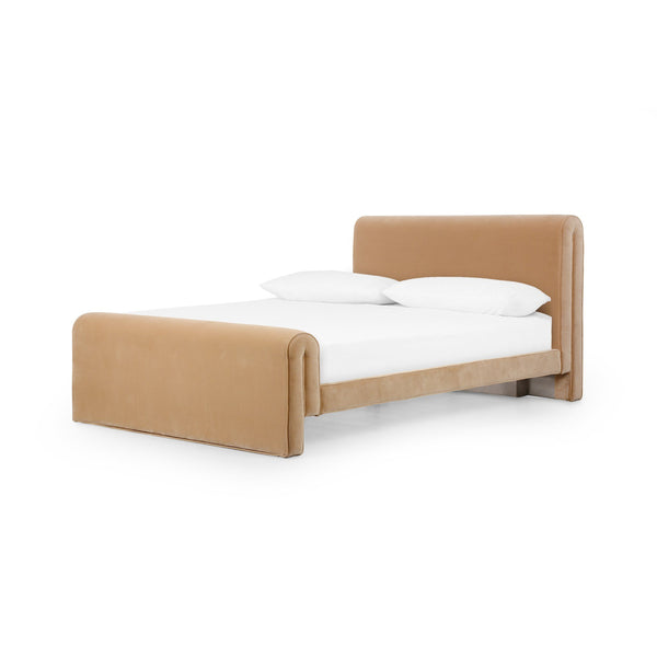 Mitchell King Bed - Surrey Camel