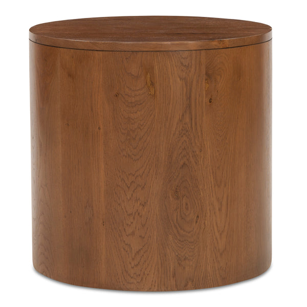 Theo Two Drawer Brown Nightstand by Moe's