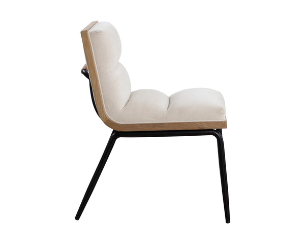 ABILENE DINING CHAIR - POLO CLUB MUSLIN