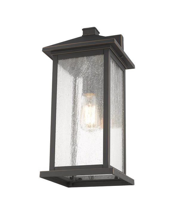 Portland 1 Light Outdoor Wall Sconce in Oil Rubbed Bronze Finish