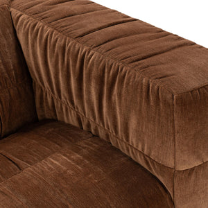 Afeela Upholstered Sofa - Bronze, Polyester & Wood