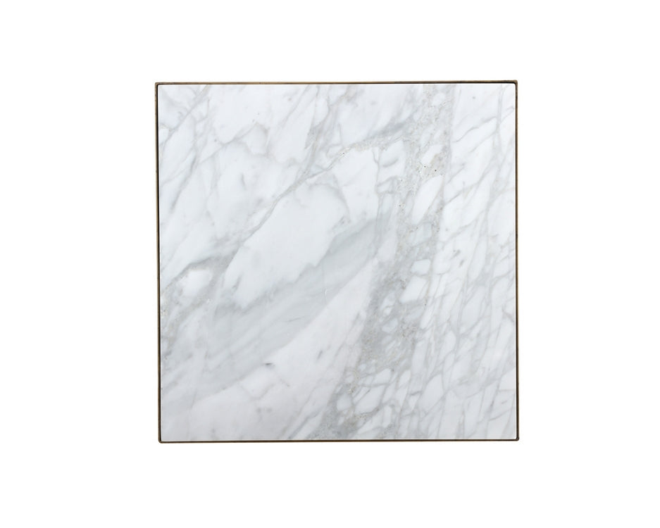 Evert End Table - White