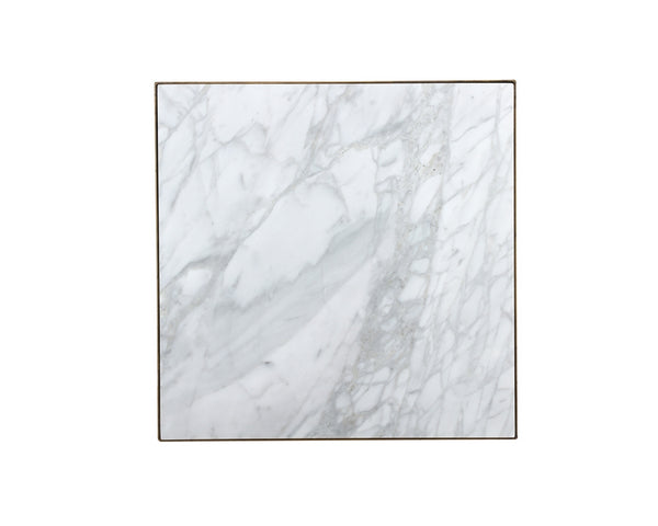 Evert End Table - White
