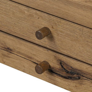 Bergstrom Desk - Warm Natural Oak Veneer