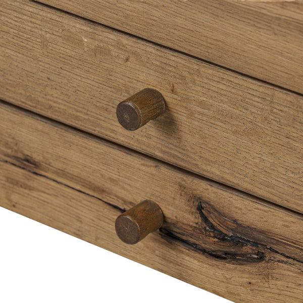 Bergstrom Desk - Warm Natural Oak Veneer