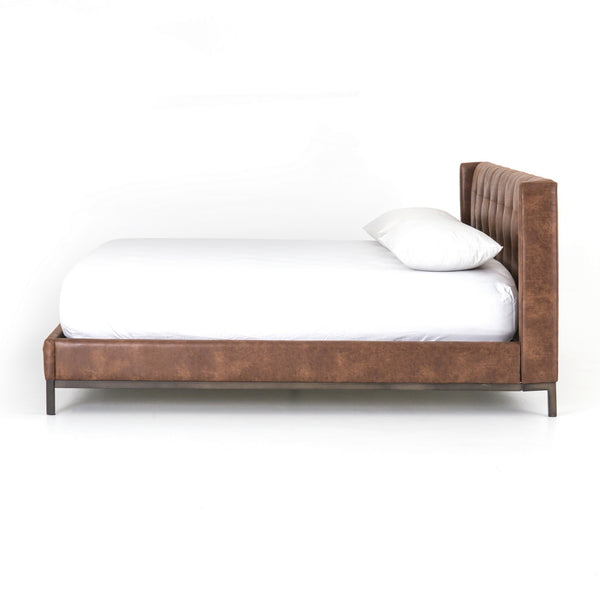 Newhall King Bed-Vintage Tobacco