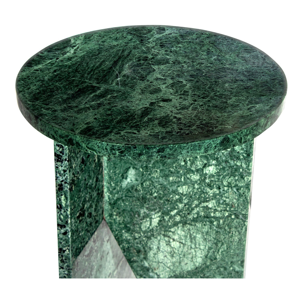 Moe's Grace Accent Table in Green Marble