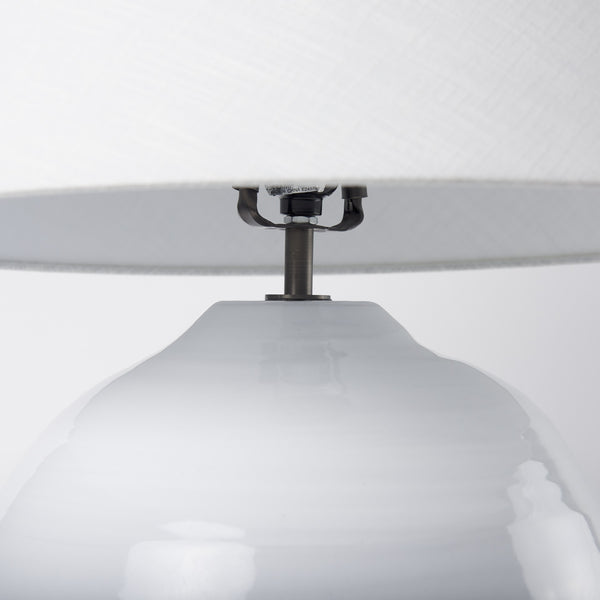 Mehdi White Ceramic Table Lamp