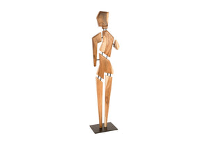 Jack Chamcha Wood Sculpture