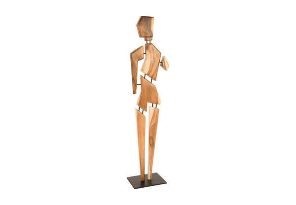 Jack Chamcha Wood Sculpture