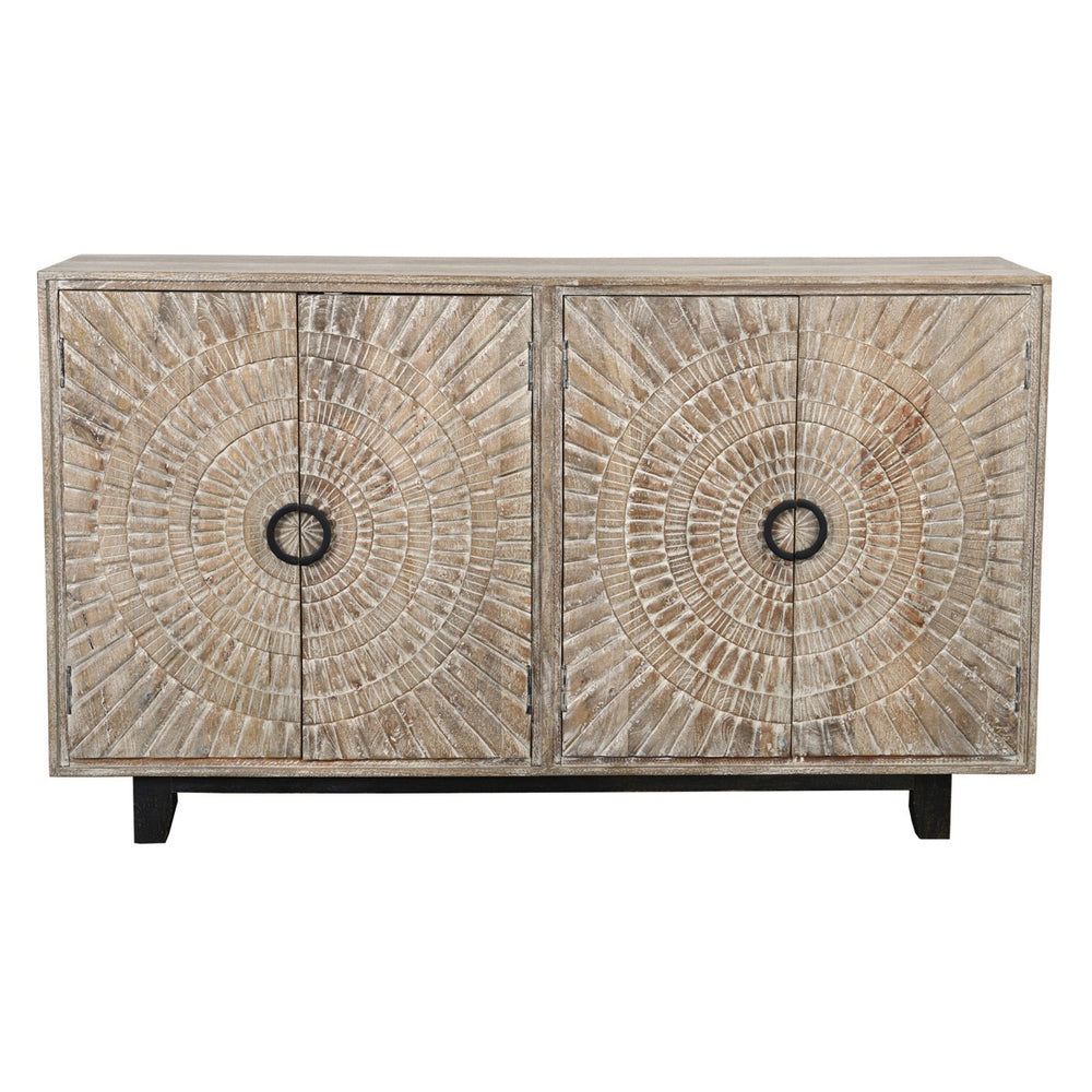 Vivienne Solid Wood Cabinet - Distressed Taupe
