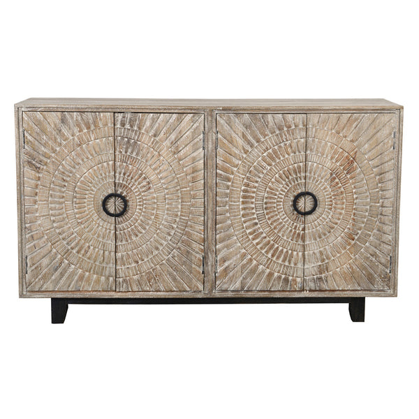 Vivienne Solid Wood Cabinet - Distressed Taupe