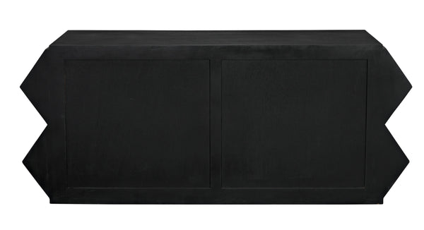 Vico Mahogany Dresser in Hand-Rubbed Black