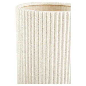 Harmonica Vase | White - Medium