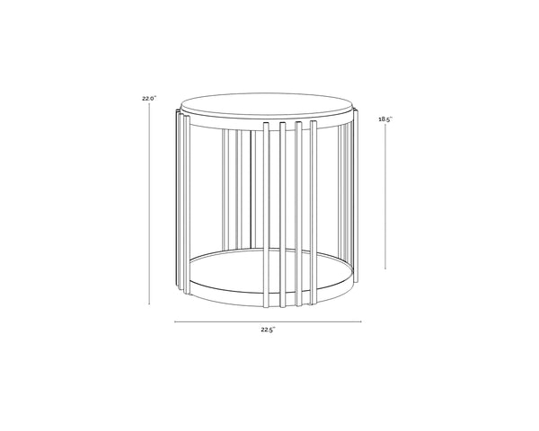NAXOS SIDE TABLE