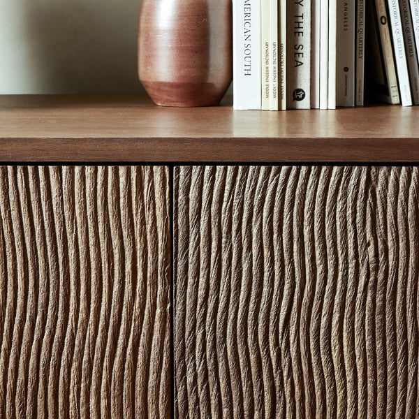 Gilmore Media Console in Aged Mango