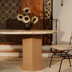 Sartoria Dining Table Breccia Marble Beige
