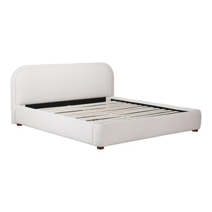 Colin King Bed with Velvet Upholstery