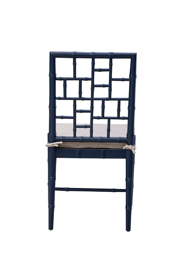 Blue Hugo Side Chair